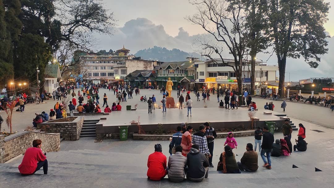 Mall Road Darjeeling
